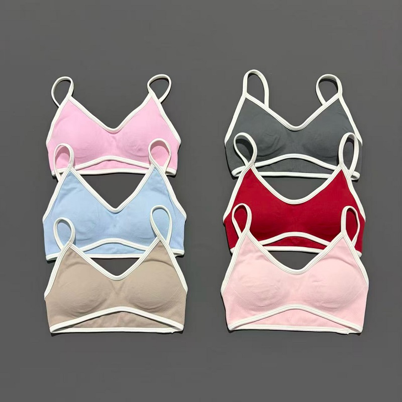 Aquatic Gym - 女性スポーツブラ調節可能な高サポートジム服ピラティスヨガトッププッシュアップランニングワークアウトタンクフィットネス下着