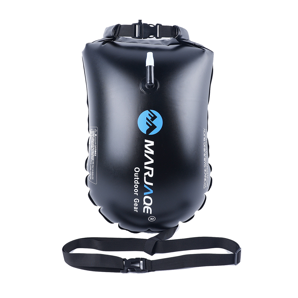 Swim Buoy Open Water - インフレータブルオープンPVCシングルエアバッグ、ウォータースポーツ安全バッグ、水泳フロート、ラフティング収納、防水ブイ、20l、ホットセール