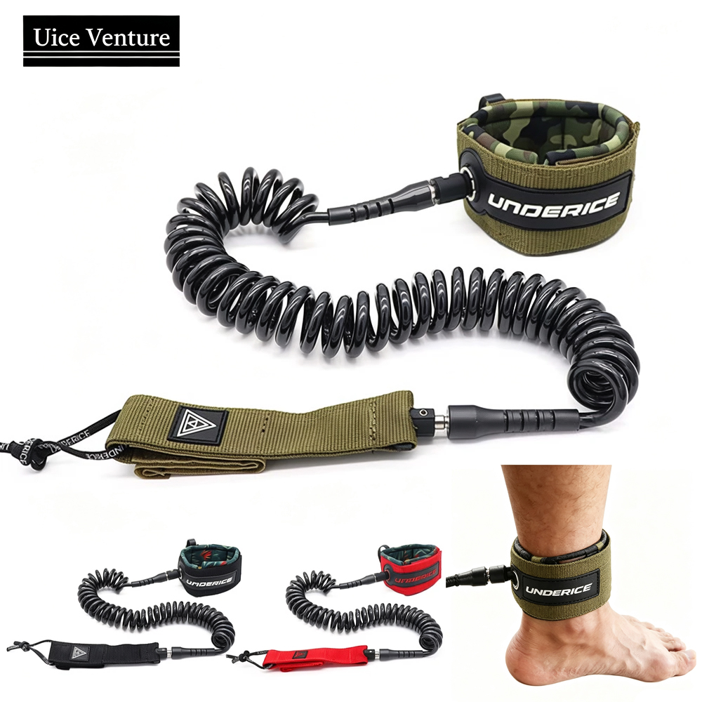 Surfboard Leash Ankle - SUPパドルリーシュ 7MM10FT サーフィンリーシュ パドルサーフアクセサリー サーフボードアンクルリーシュ SUPサーフレッグロープ用