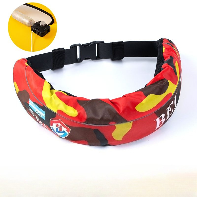 Life Jacket Buoyancy - 大人用釣り用救命ウエストベルト安全ライフジャケットプロフェッショナル自動膨張式救命胴衣ポータブル水泳浮力装置