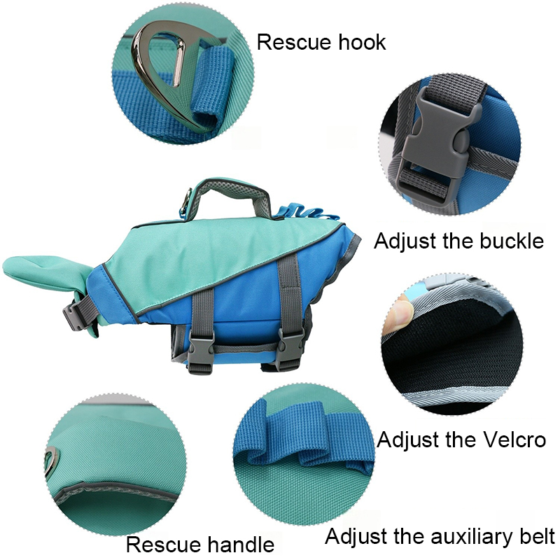 犬用スイミングウェア ペット用ライフジャケット 強化浮力安全 - Life Jacket Buoyancy のレビューと価格