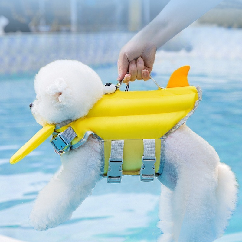 高浮力犬用ライフベストジャケット夏用調節可能な防水ペット水泳 - Life Jacket Buoyancy のレビューと価格