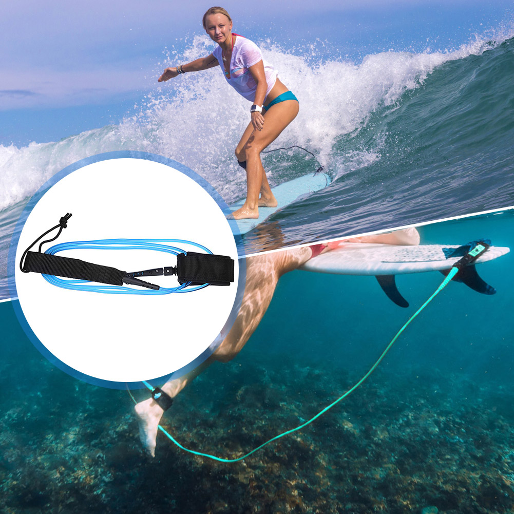 ストレートサーフボードリーシュ超強力ウェビングサーフレッグロ - Surfboard Leash Ankle のレビューと価格