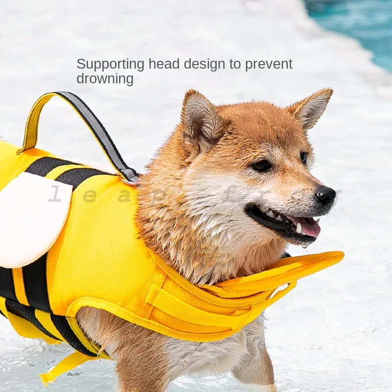 犬用ライフジャケット 水泳用 調節可能な浮力スイムベスト ビ - Life Jacket Buoyancy のレビューと価格