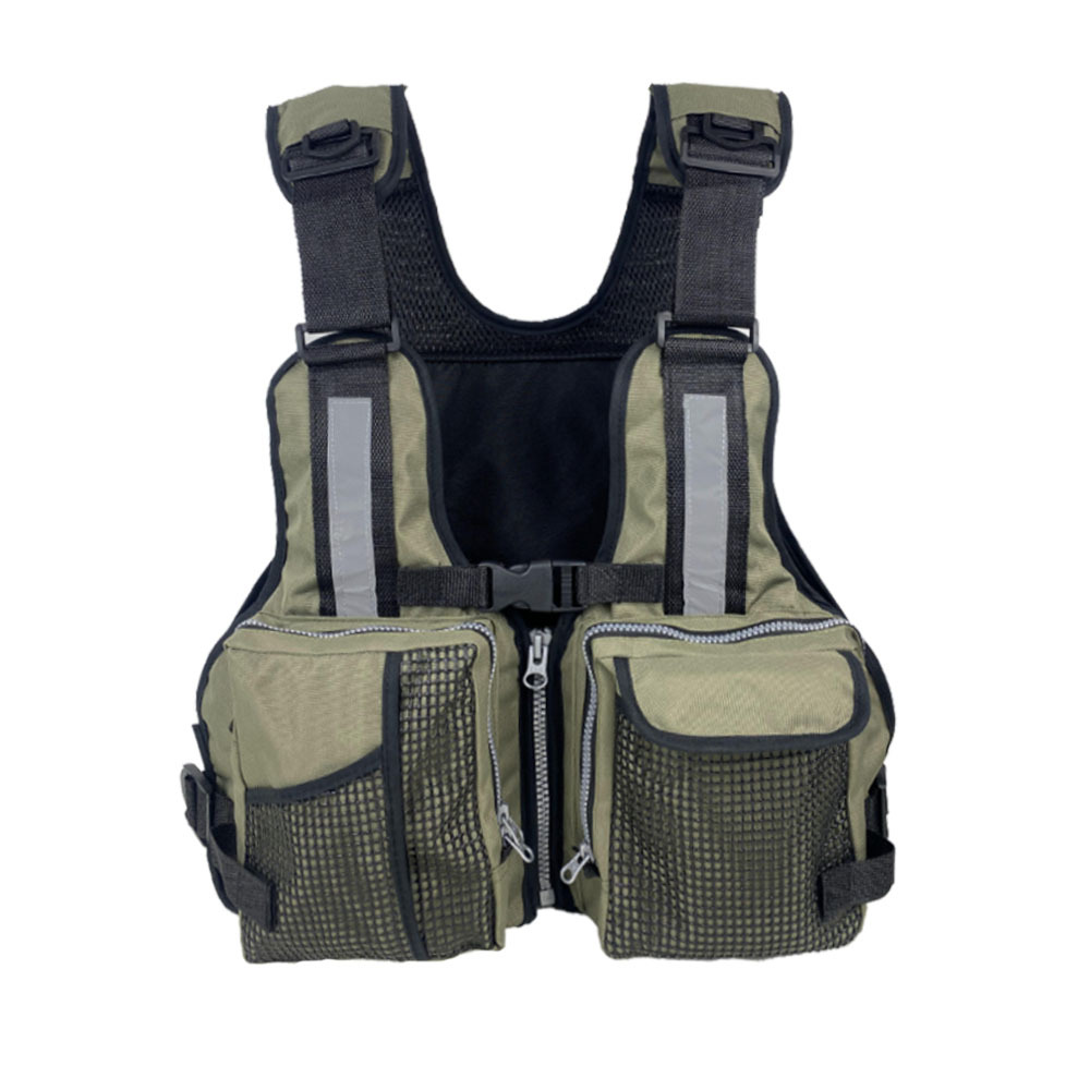大人男性用ルアーフィッシングライフジャケット、ストラップ付き - Life Jacket Buoyancy のレビューと価格