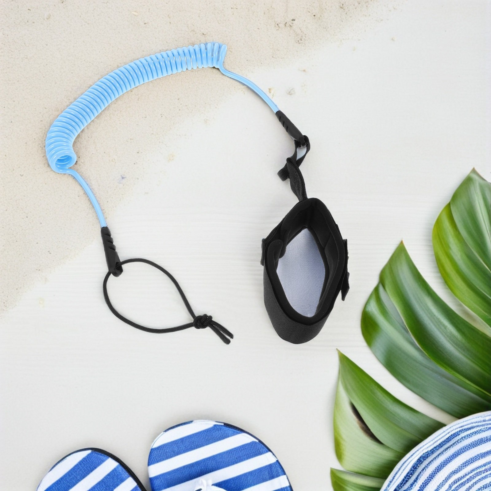 ウォータースポーツ レッグロープ コイル状パドルボード リー - Surfboard Leash Ankle のレビューと価格