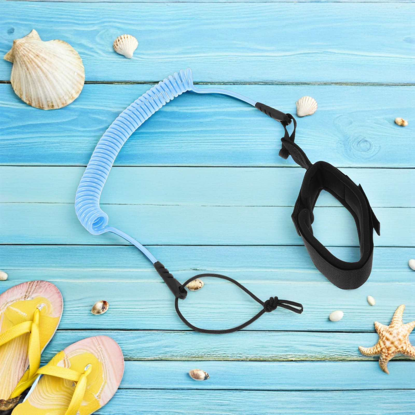 ウォータースポーツ レッグロープ コイル状パドルボード リー - Surfboard Leash Ankle のレビューと価格