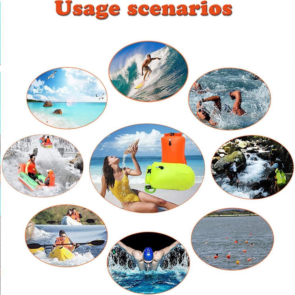 オープンウォータースイミング用スイムブイフロート、安全フロー - Swim Buoy Open Water のレビューと価格