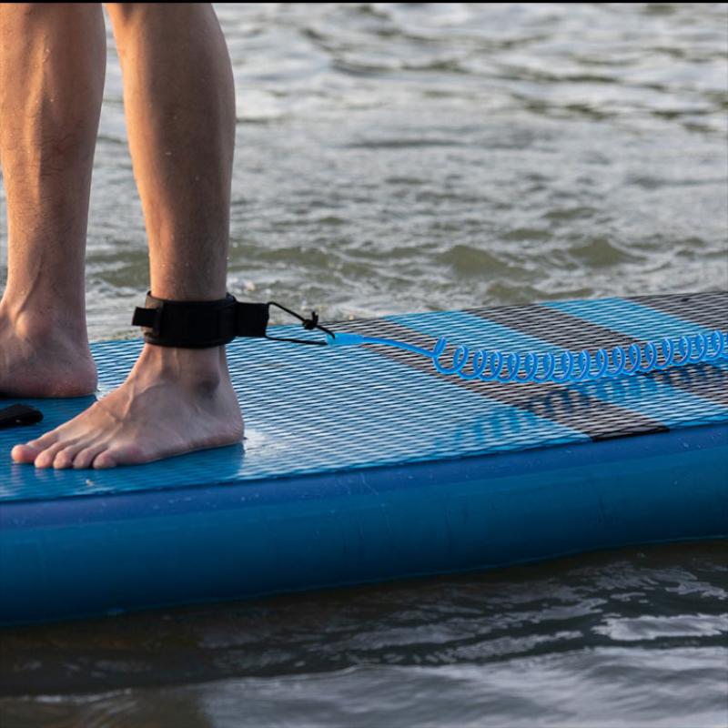 新しいサーフSUPアンクルリーシュ サーフィン用伸縮コイル式 - Surfboard Leash Ankle のレビューと価格