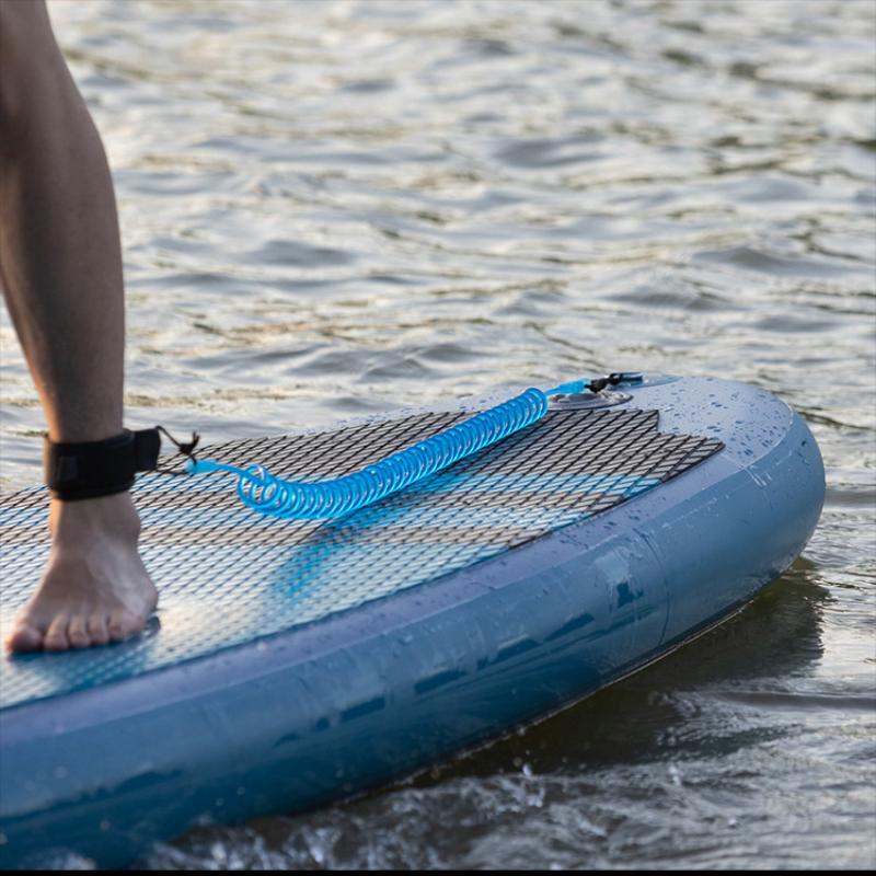 新しいサーフSUPアンクルリーシュ サーフィン用伸縮コイル式 - Surfboard Leash Ankle のレビューと価格
