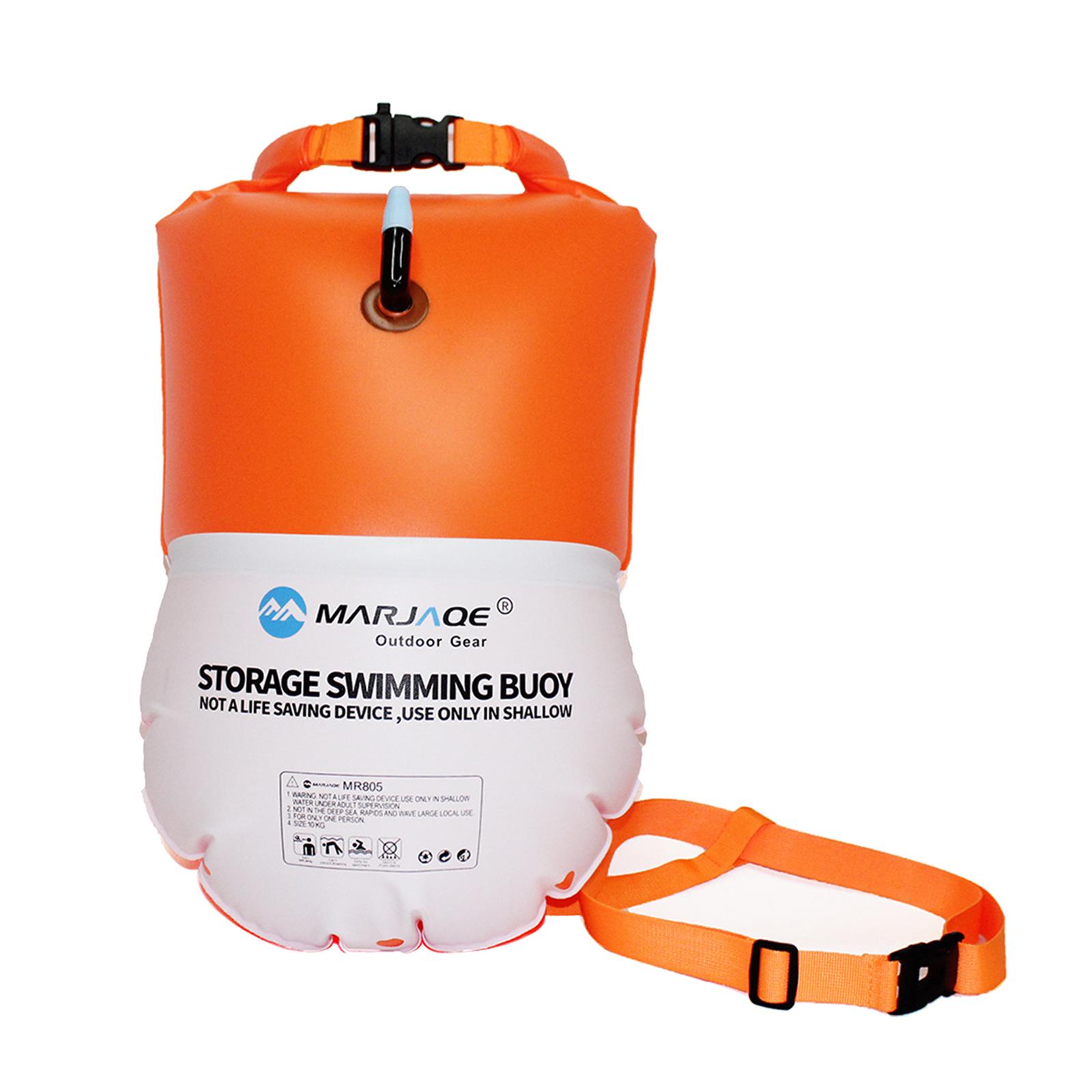インフレータブルスイムブイフロートバッグ 20L PVC安全 - Swim Buoy Open Water のレビューと価格