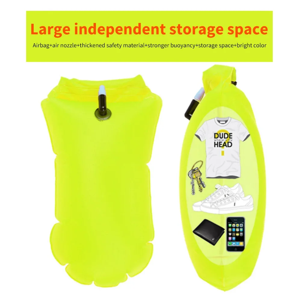 1個入りドライバッグ、インフレータブルオープンスイミングブイ - Swim Buoy Open Water のレビューと価格