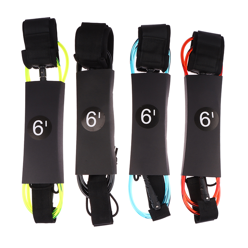 1Pc サーフリーシュ 6フィート サーフボード サーフレッ - Surfboard Leash Ankle のレビューと価格