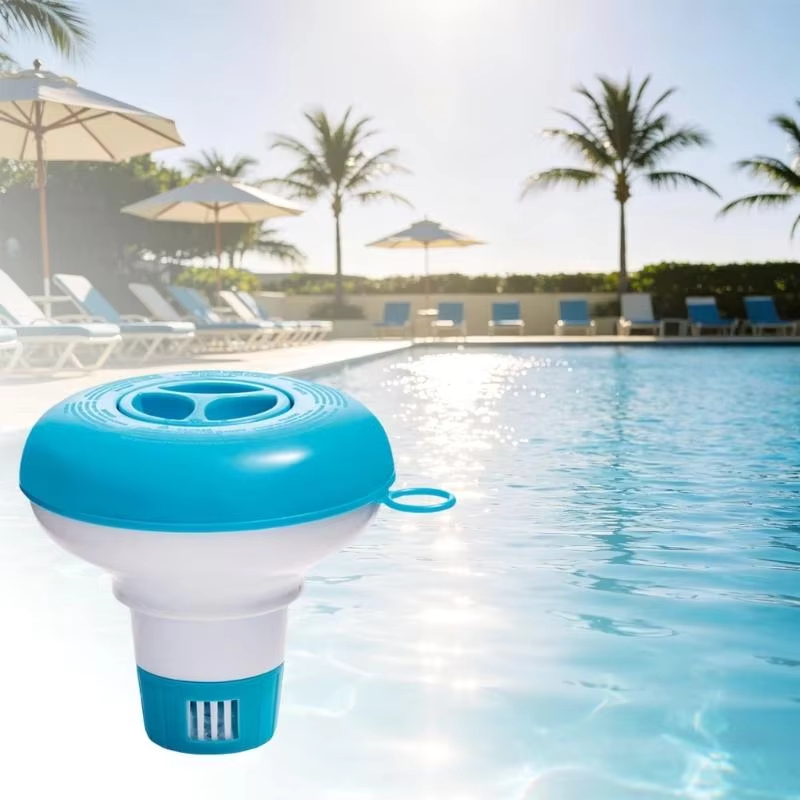 水泳プールの水ケア用フローティングプールタブレットディスペン - Swim Buoy Open Water のレビューと価格