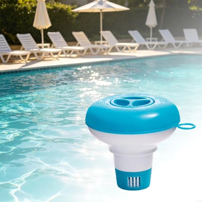 水泳プールの水ケア用フローティングプールタブレットディスペン - Swim Buoy Open Water のレビューと価格