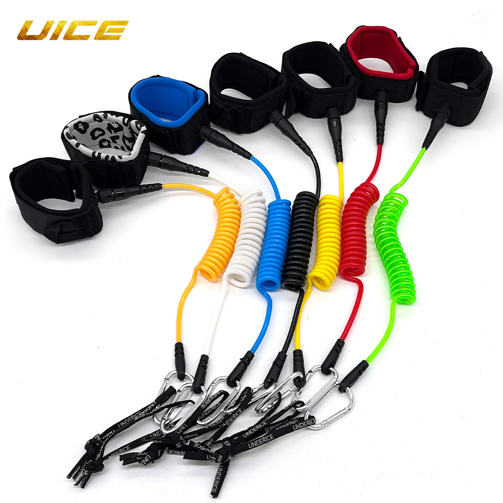 UICE 5フィート5mm SUPボードハンドロープサーフリ - Surfboard Leash Ankle のレビューと価格