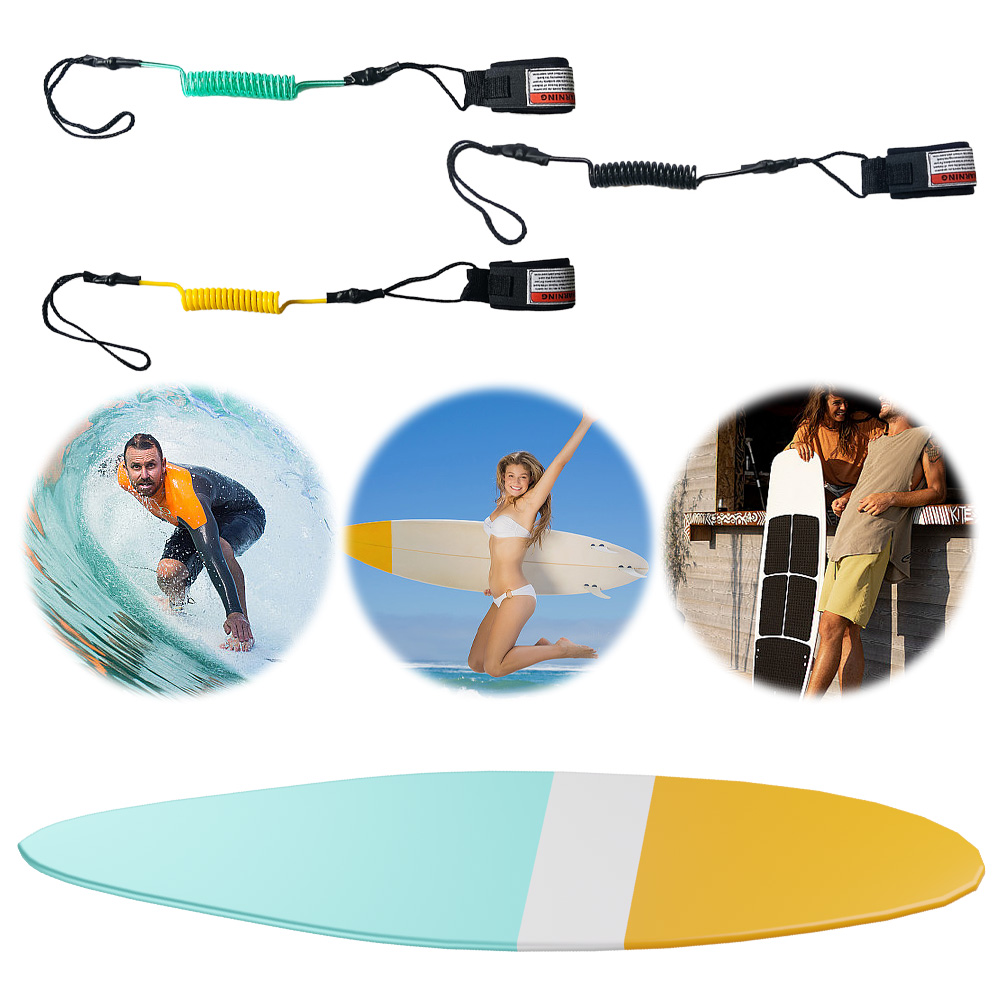 SUPボードフットレッグロープ サーフSUP足首安全リーシュ - Surfboard Leash Ankle のレビューと価格