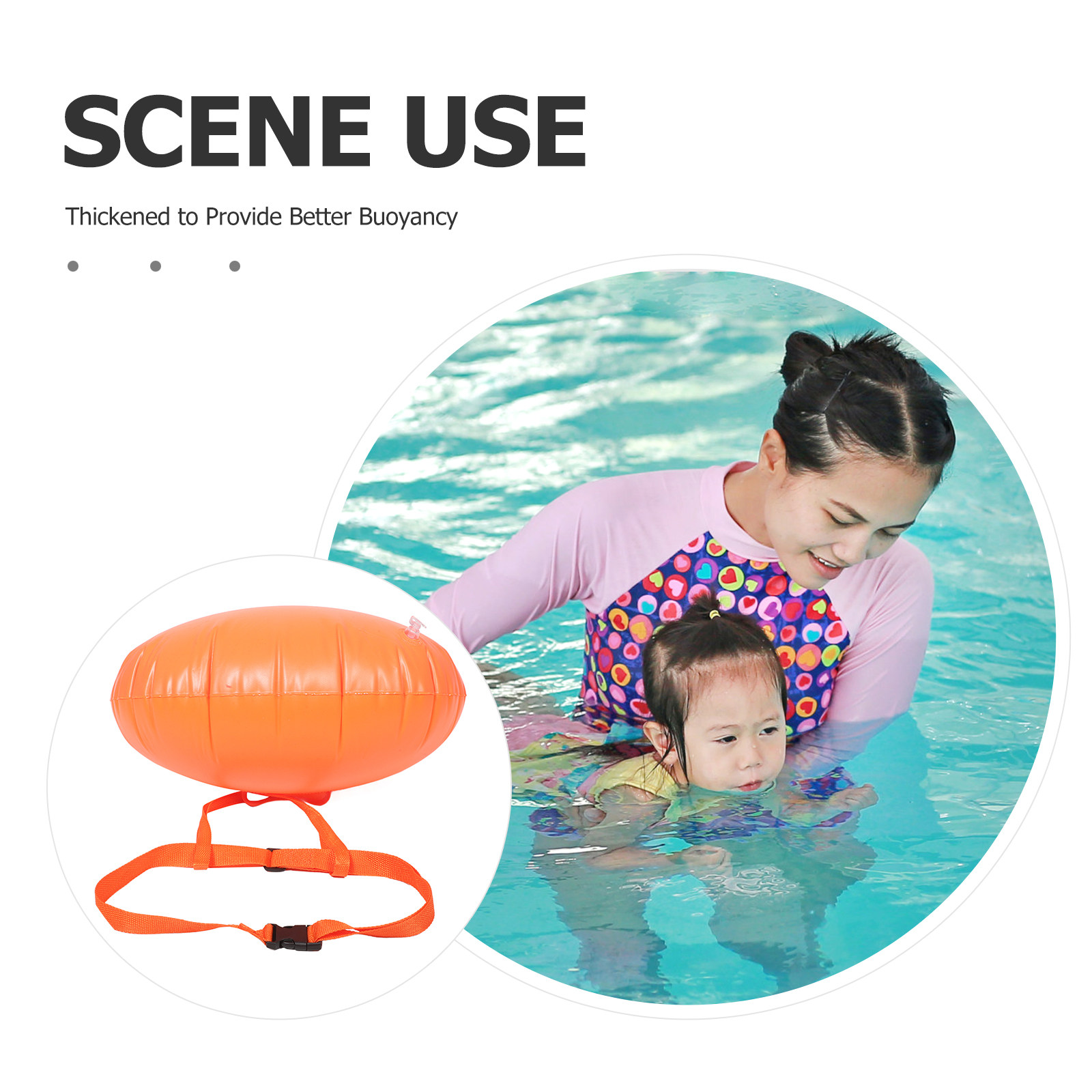 インフレータブルスイムブイ 水泳安全装備 軽量スイムトレーニ - Swim Buoy Open Water のレビューと価格