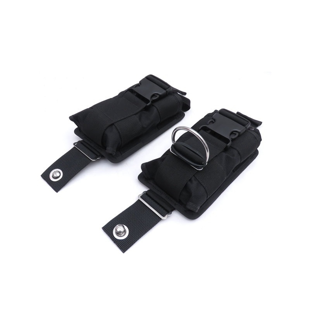 スキューバダイビングウェイトベルトポケット、スペアブラック、 - Dive Weight Belt のレビューと価格