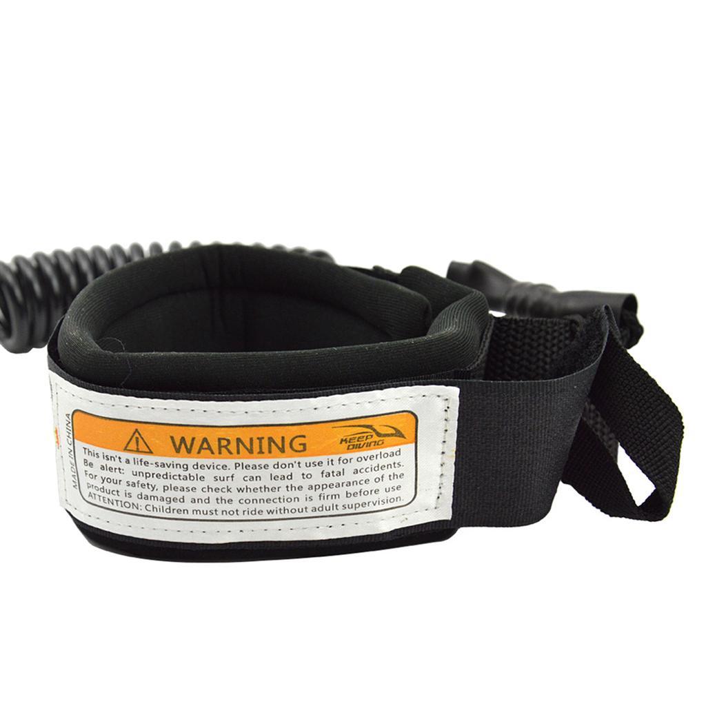 強力な弾性ボディボード足首手首リーシュスプリングコイルコード - Surfboard Leash Ankle のレビューと価格